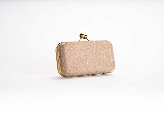 Champagne Clutch Bag for Women – Rosé Glow NOESHI