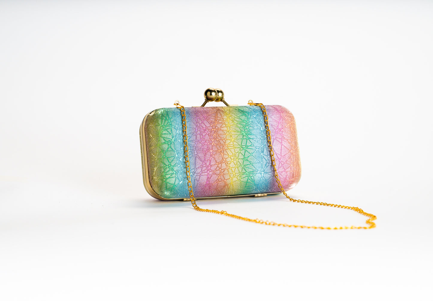 Rainbow clutch bag for women – Prism Glow NOESHI