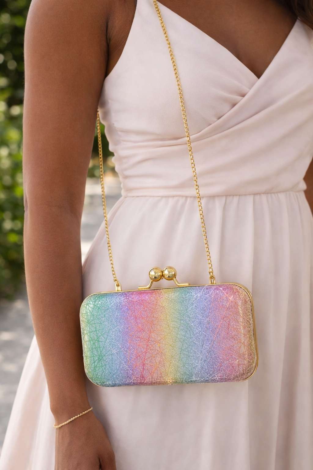 Regenboog clutch tas dames – Prism Glow NOESHI