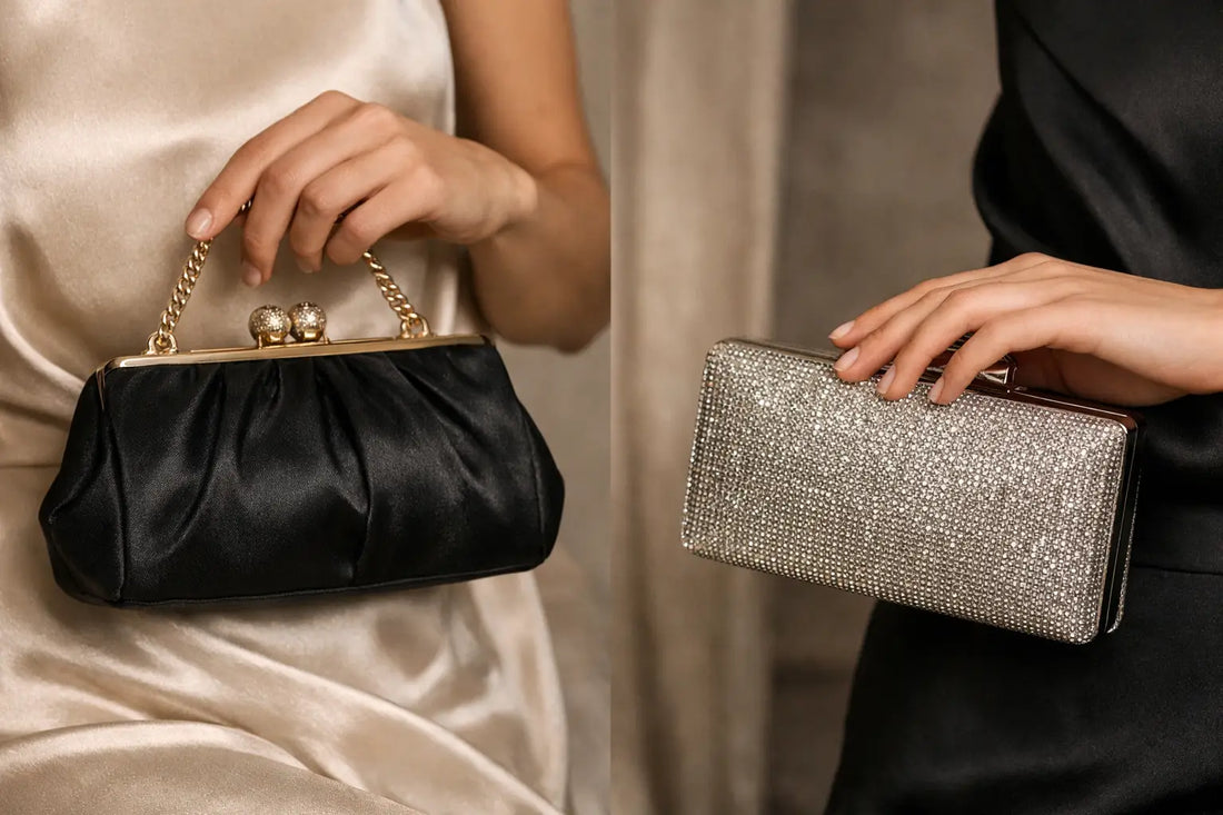 Wat is het verschil tussen een avondtas en clutch?