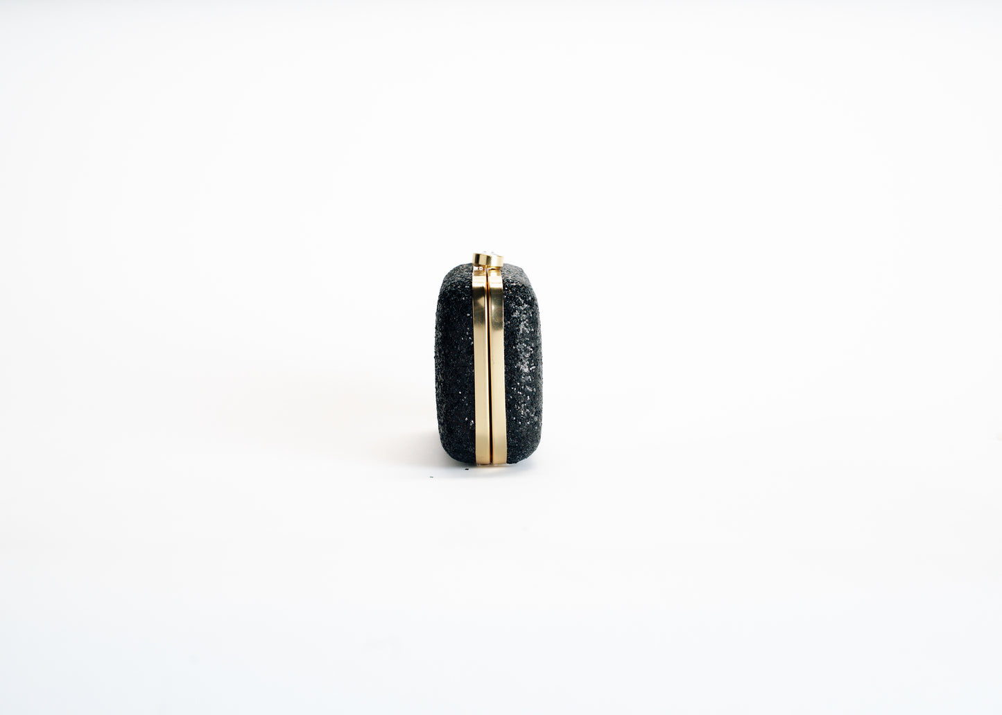 Black clutch bag for women – glitter evening bag NOESHI