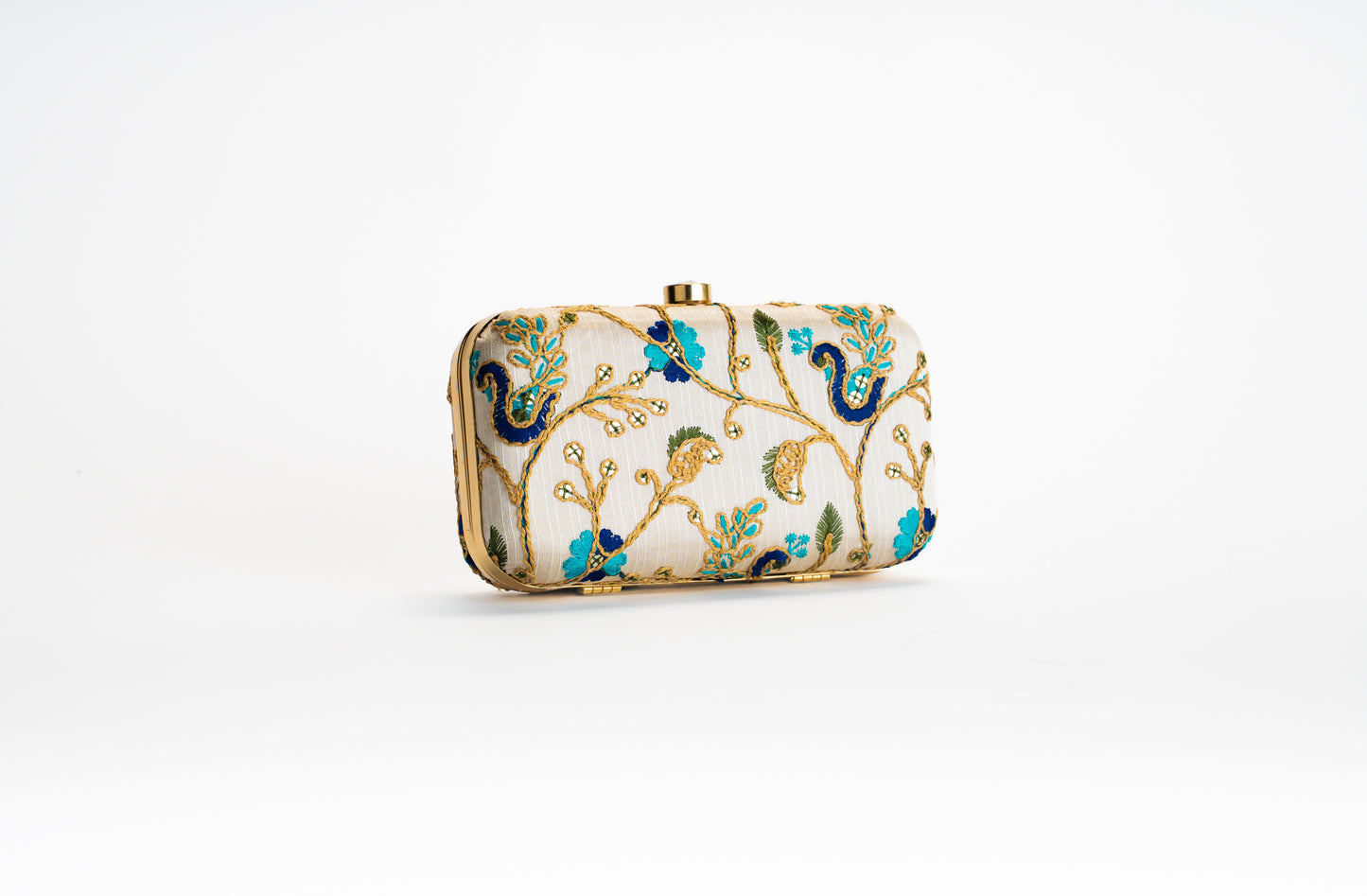 Embroidered Clutch Bag for Women – Royal Peacock NOESHI