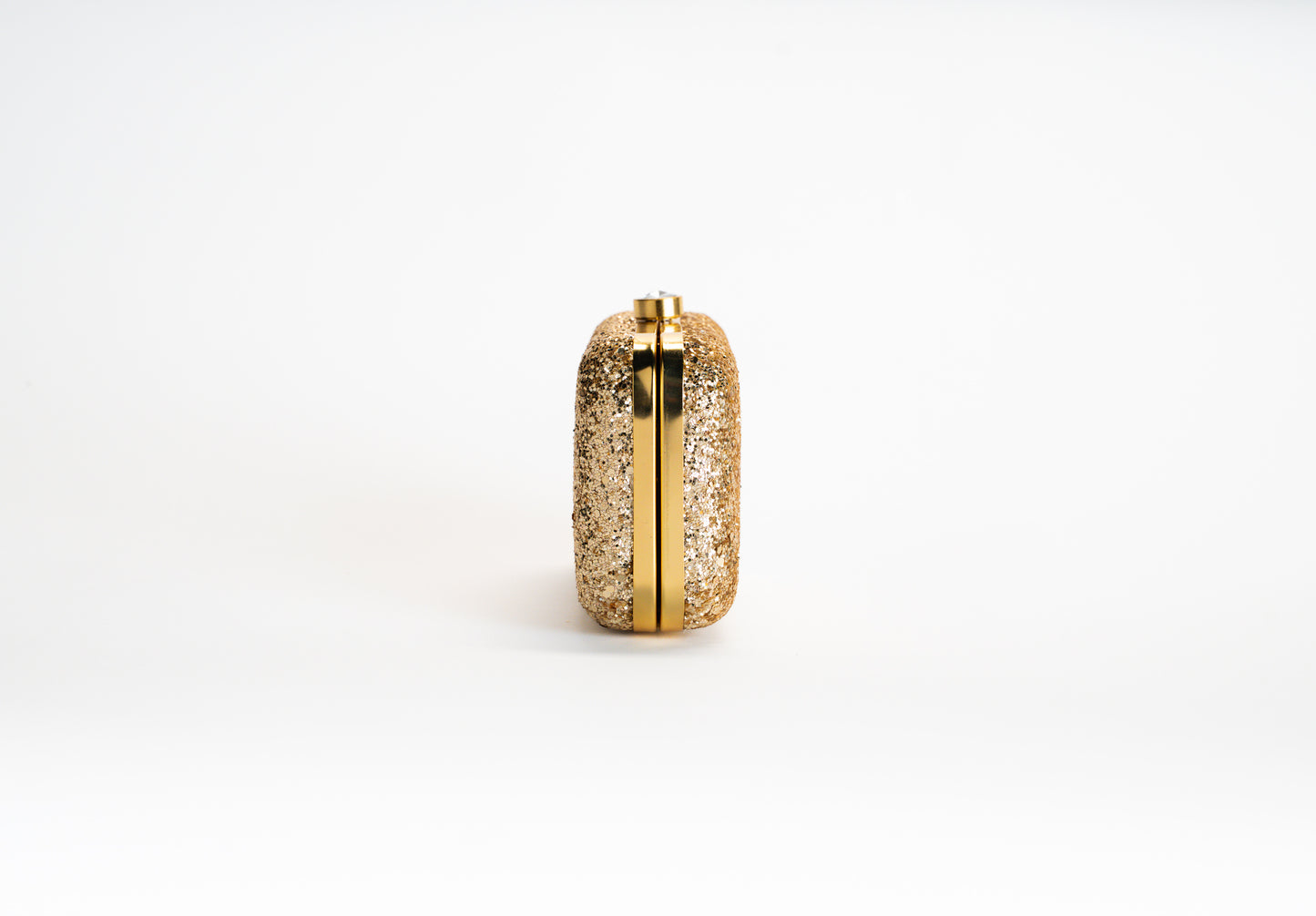 Gold clutch bag women – glitter evening bag NOESHI
