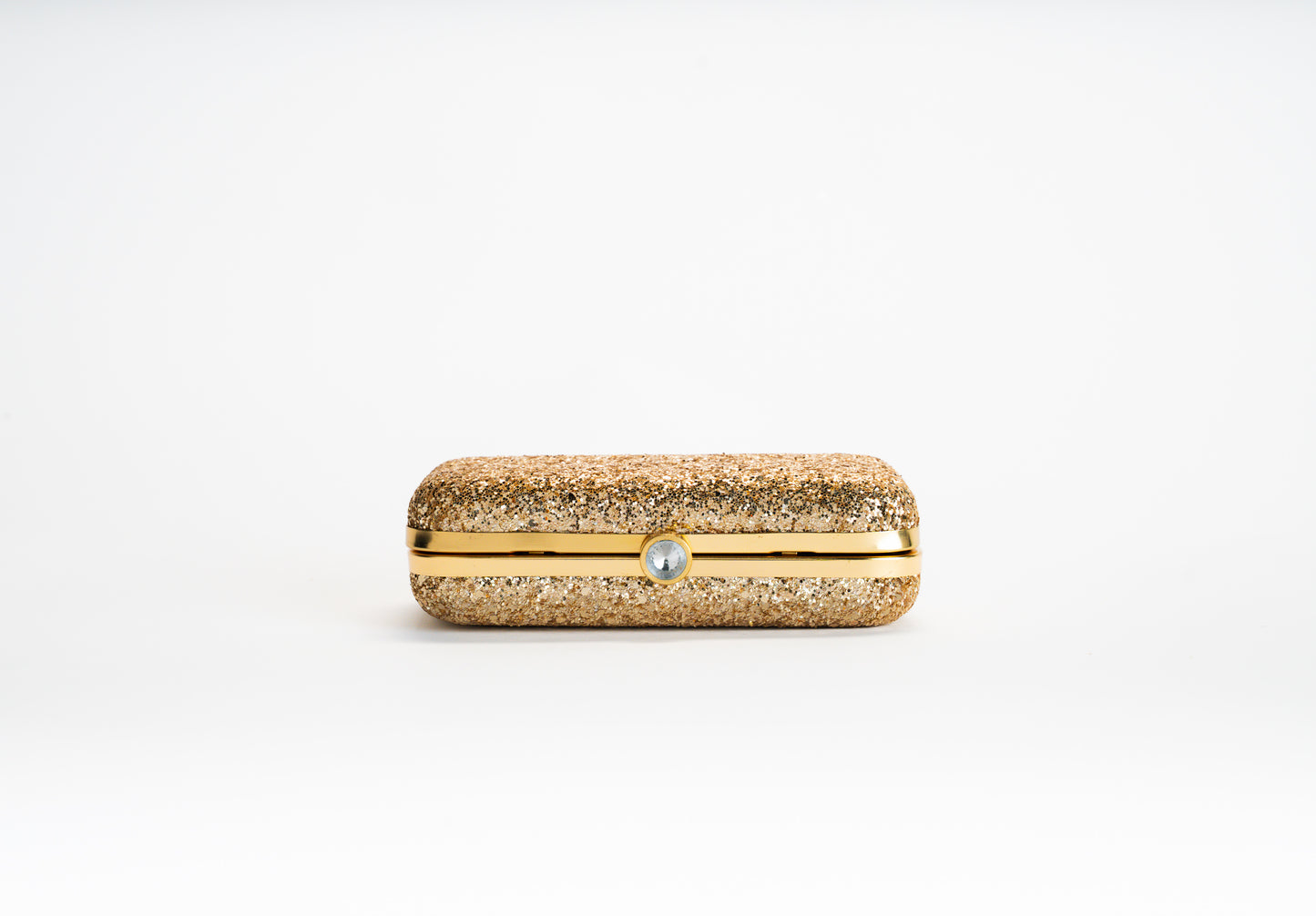 Gold clutch bag women – glitter evening bag NOESHI