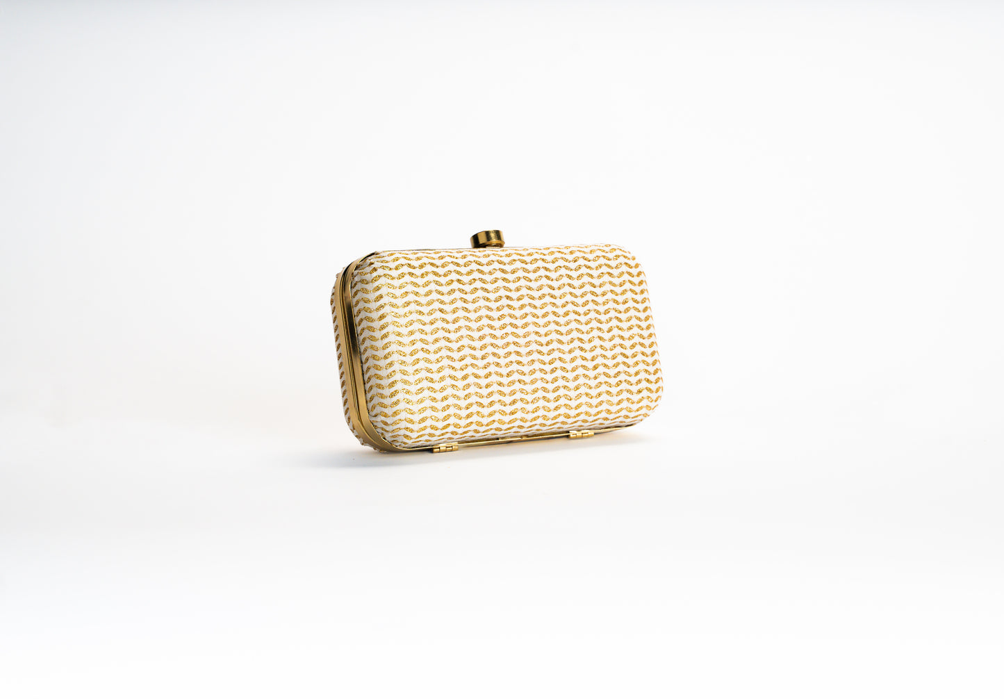 Gold clutch bag ladies – Golden Wave NOESHI