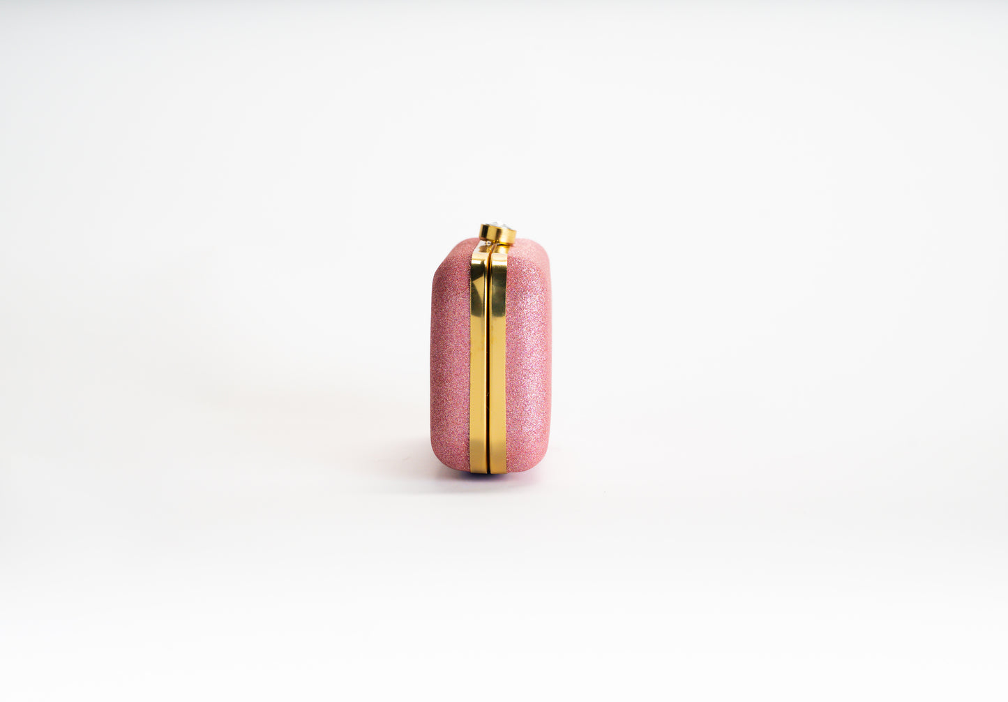 Pink clutch bag for women - glitter evening bag NOESHI