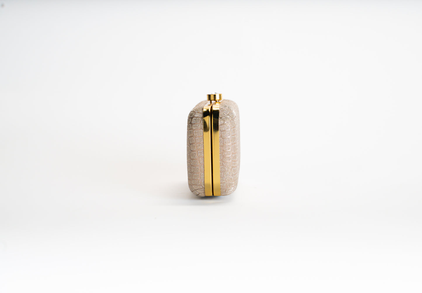 Champagne Croco Clutch