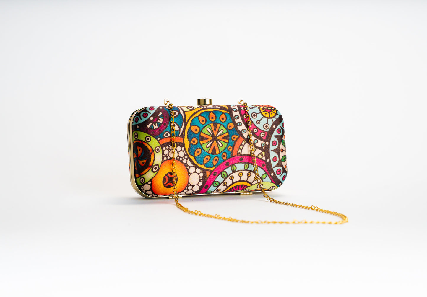 Bohemian clutch bag ladies – Mandala Glow NOESHI