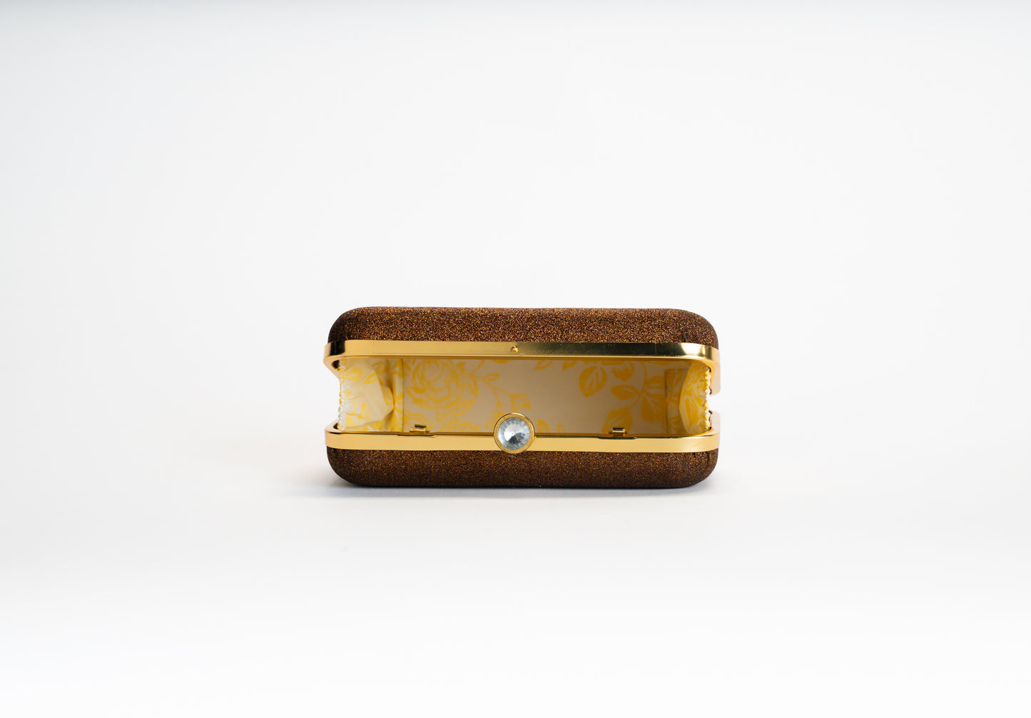 Bronze Clutch Bag for Women - Glitter Evening Bag NOESHI