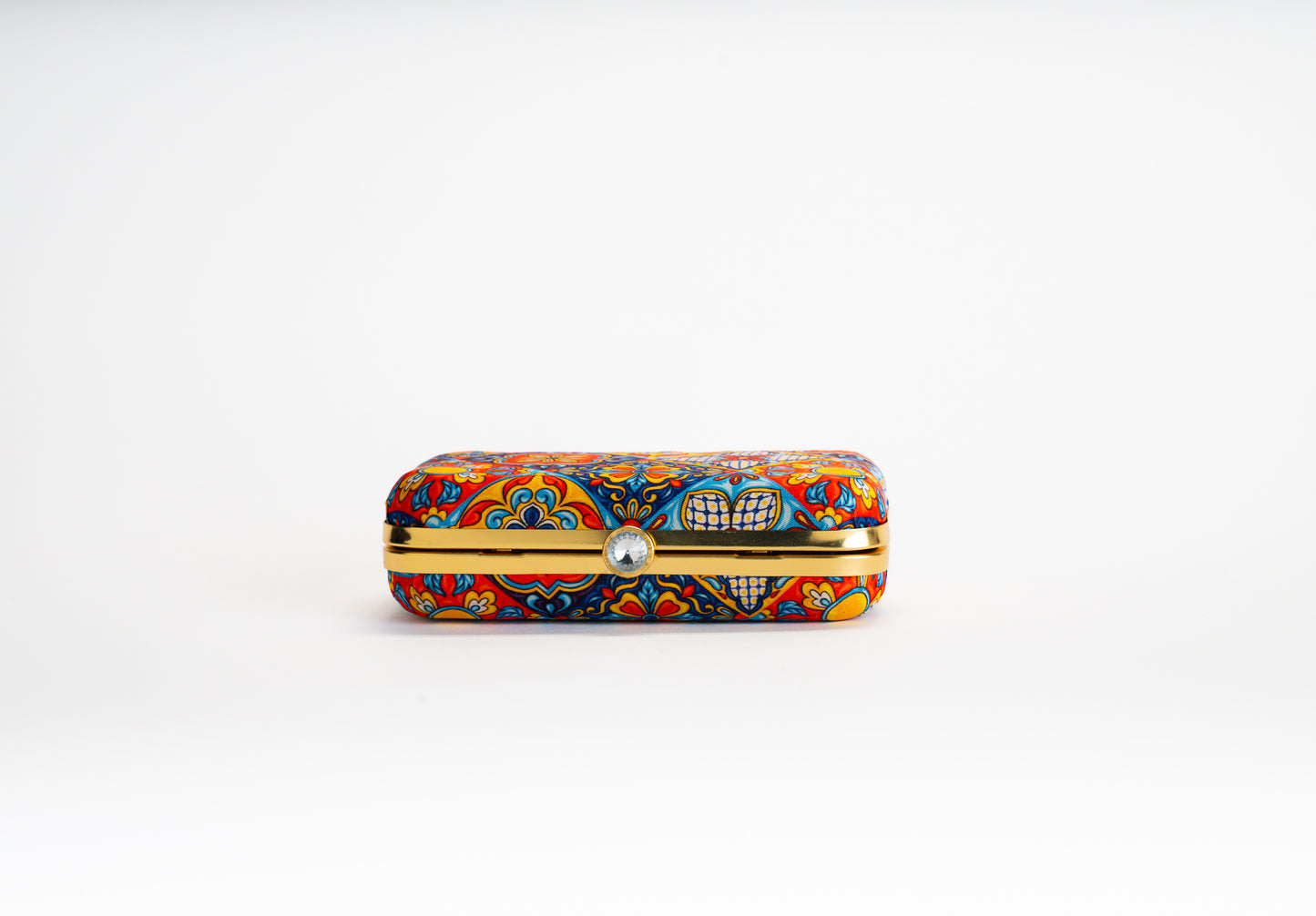 Gekleurde bloemen clutch