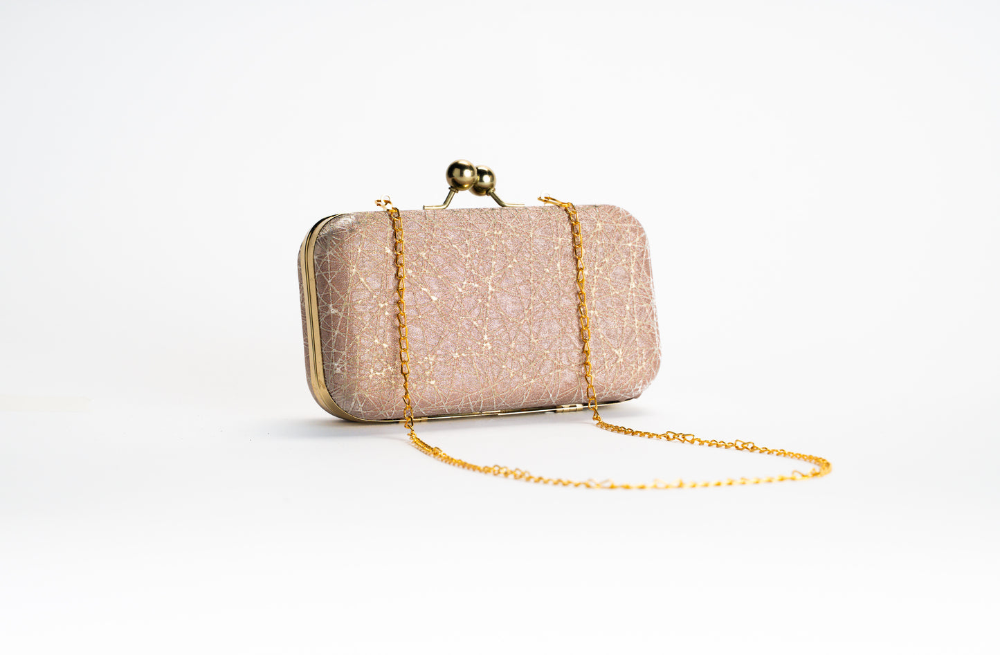 Champagne Clutch Bag for Women – Rosé Glow NOESHI