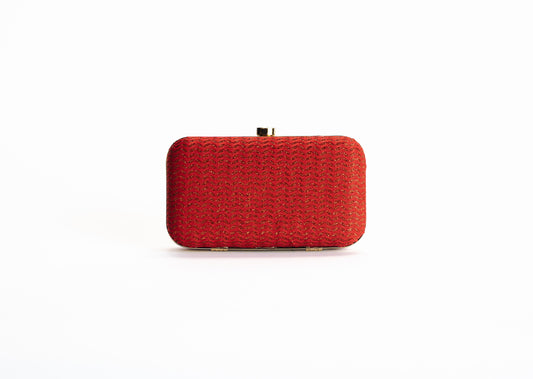 Red clutch bag ladies – Ruby Glam NOESHI