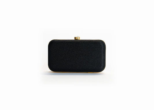 Black clutch bag ladies - Midnight Elegance NOESHI