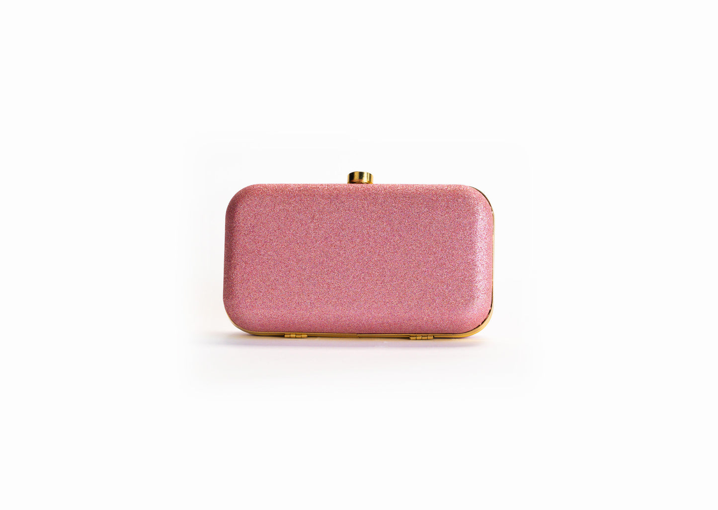 Pink clutch bag for women - glitter evening bag NOESHI
