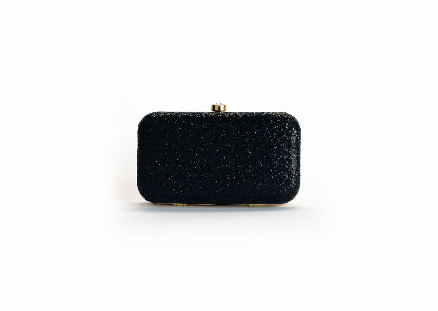 Black clutch bag for women – glitter evening bag NOESHI