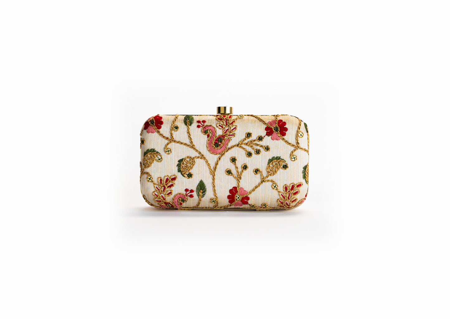 Embroidered clutch bag for women – Royal Bloom NOESHI