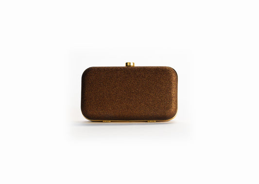 Bronze Clutch Bag for Women - Glitter Evening Bag NOESHI