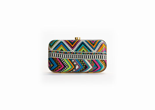 Bohemian clutch bag for women – Aztec Color NOESHI