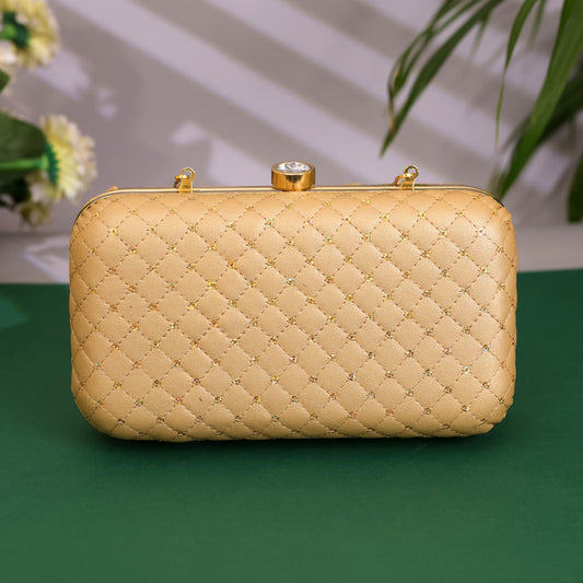 Velora Luxe Gouden Clutch – Golden Aura