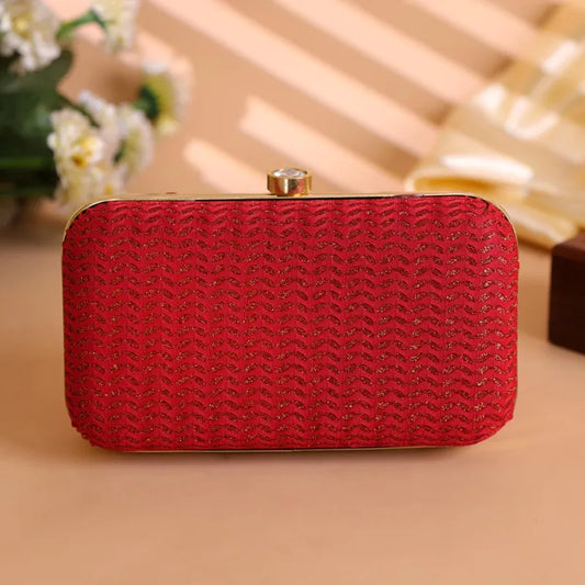 Rode clutch tas dames – Ruby Glam NOESHI