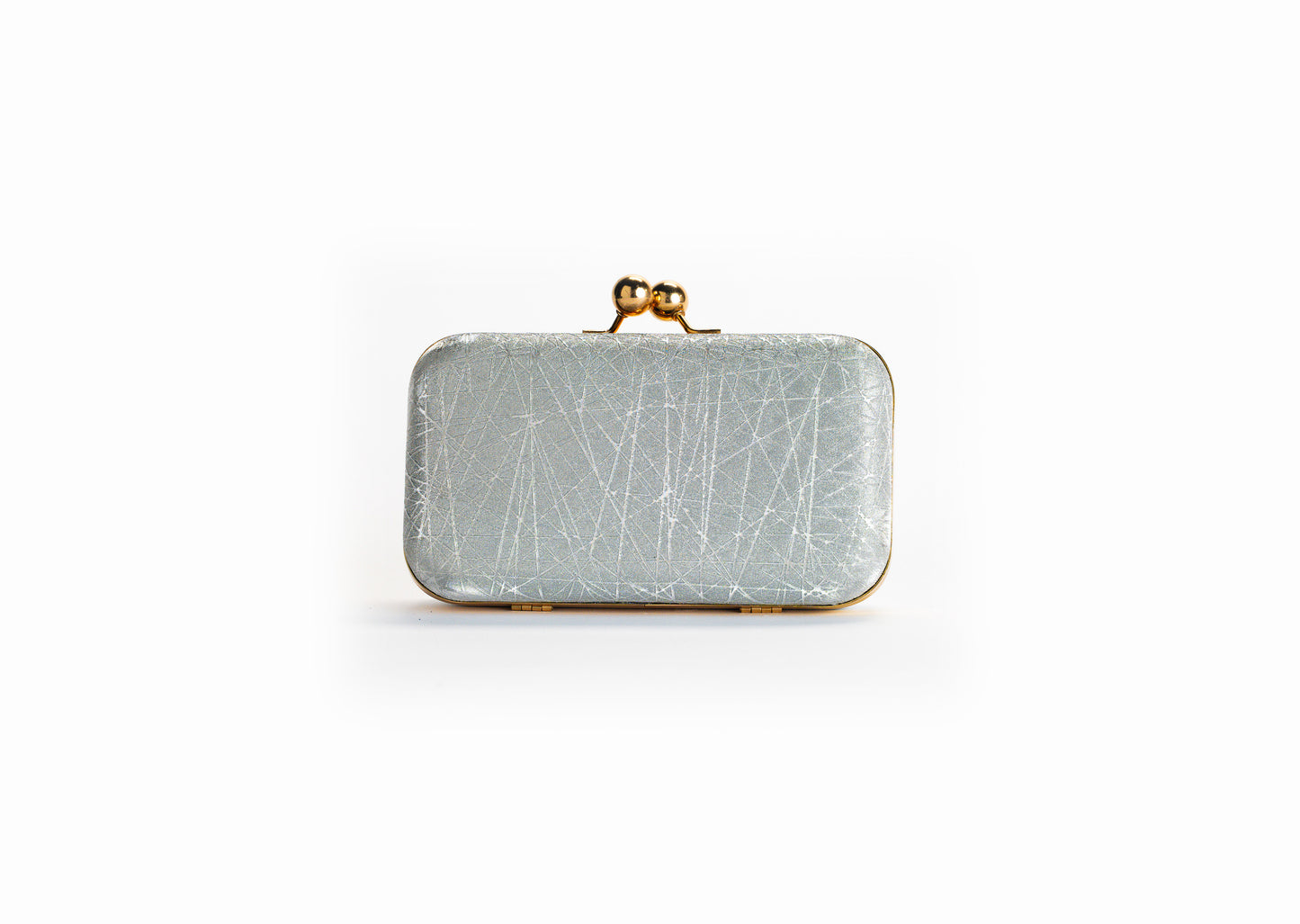 Women's Silver Clutch Bag – Silver Crystal NOESHI